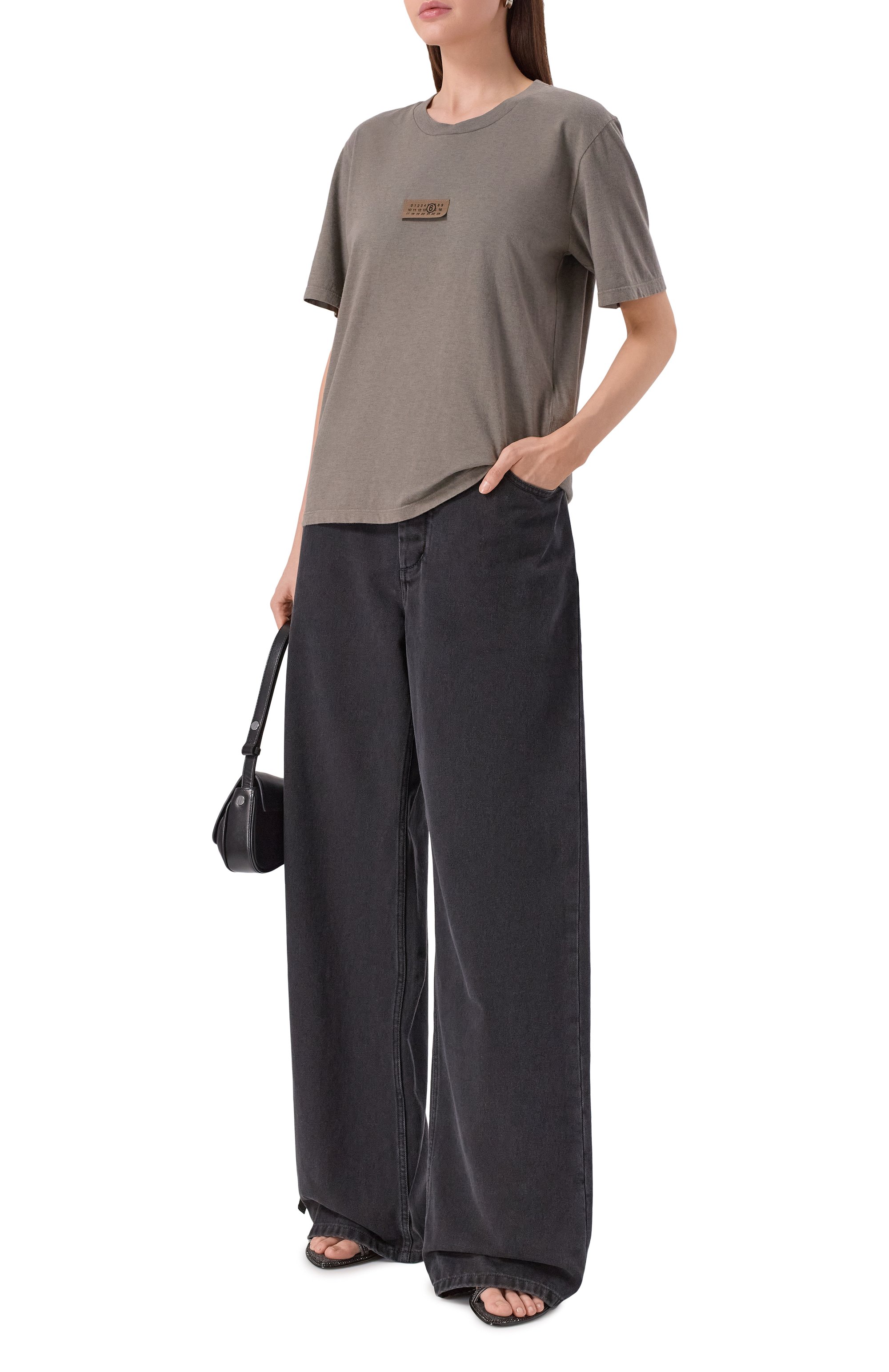 Хлопковая футболка MM6, арт. S52GC0356/M20048, фото 2