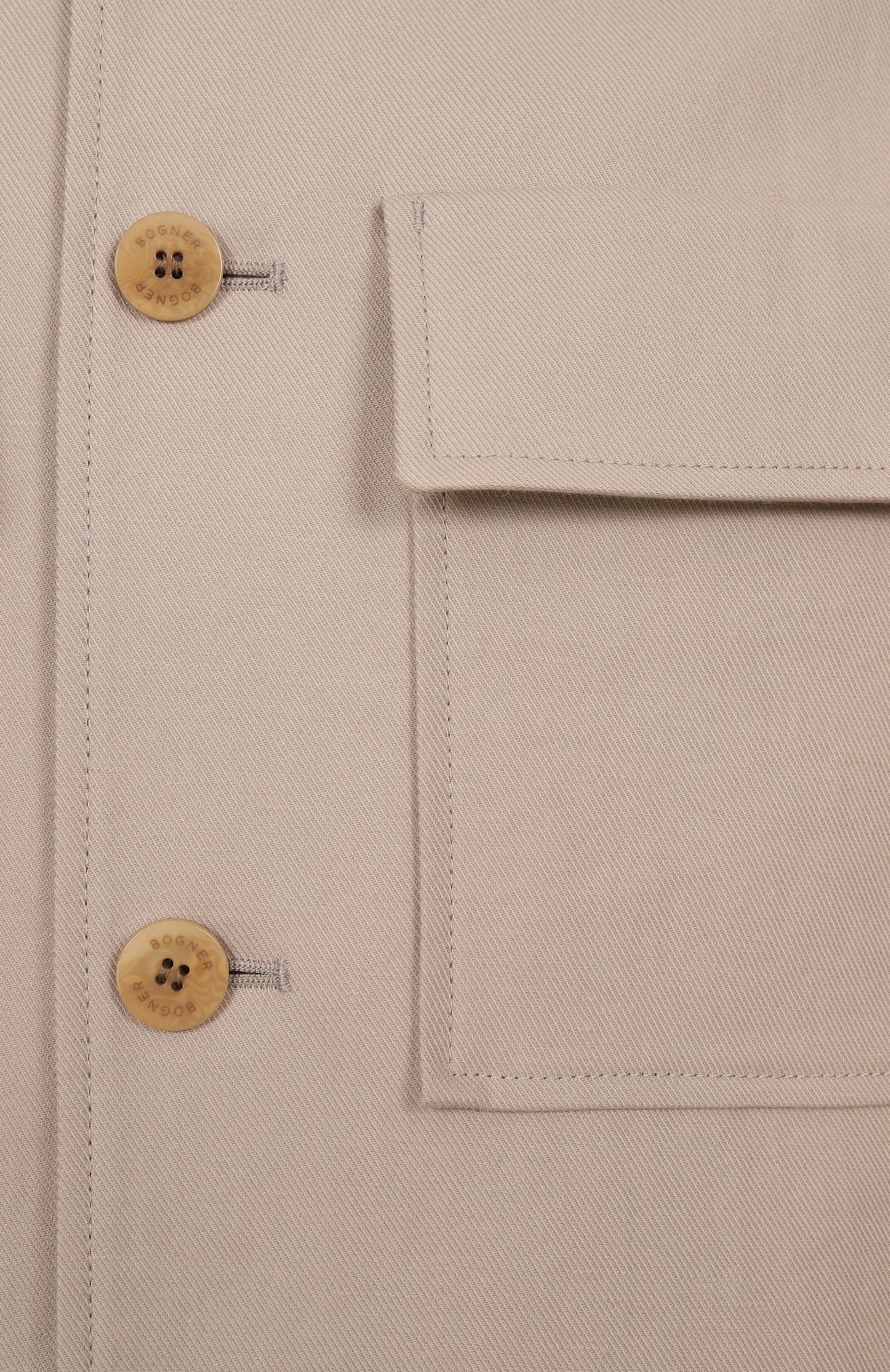Куртка-рубашка из хлопка и льна BOGNER бежевого цвета по цене 63100 руб., арт. 38869638, фото 6 Куртка-рубашка из хлопка и льна BOGNER, арт. 38869638, фото 6