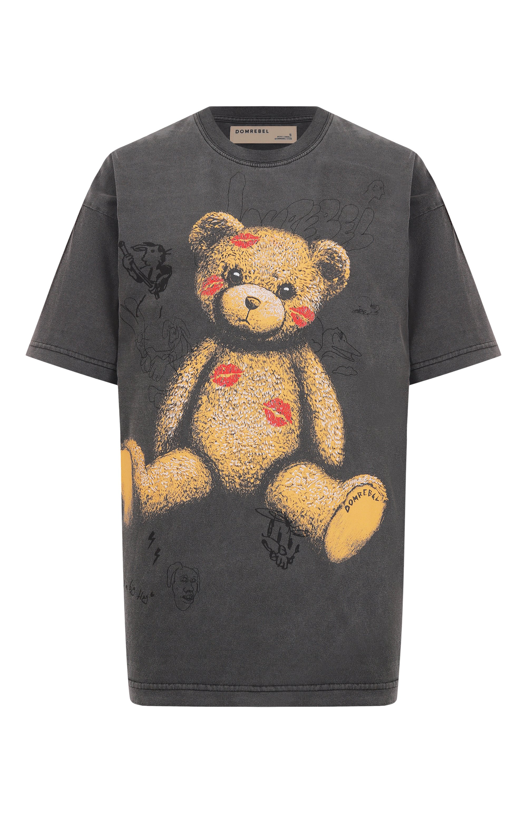 Хлопковая футболка DOMREBEL, арт. BIG KISS T-SHIRT, фото 1