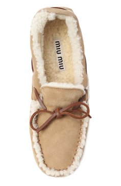 Замшевые топсайдеры MIU MIU, арт. 5DD020-173-F0040, фото 4