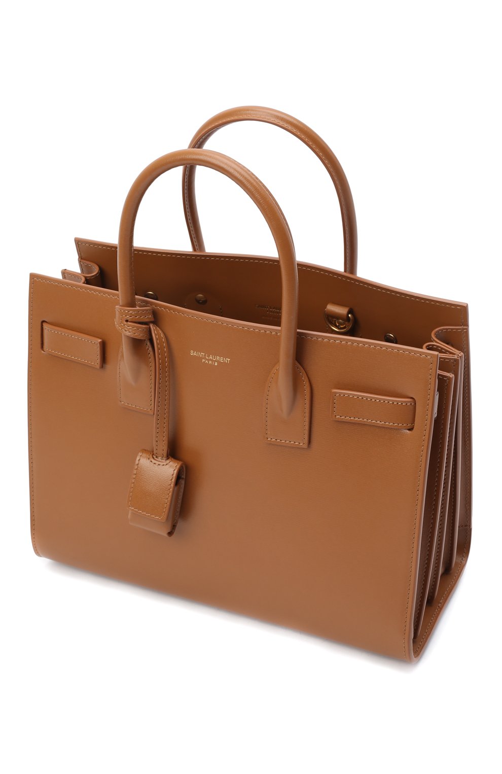 Сумка sac de jour baby SAINT LAURENT темно-бежевого цвета по цене 385000 руб., арт. 421863/02G9W, фото 6 Сумка sac de jour baby SAINT LAURENT, арт. 421863/02G9W, фото 6
