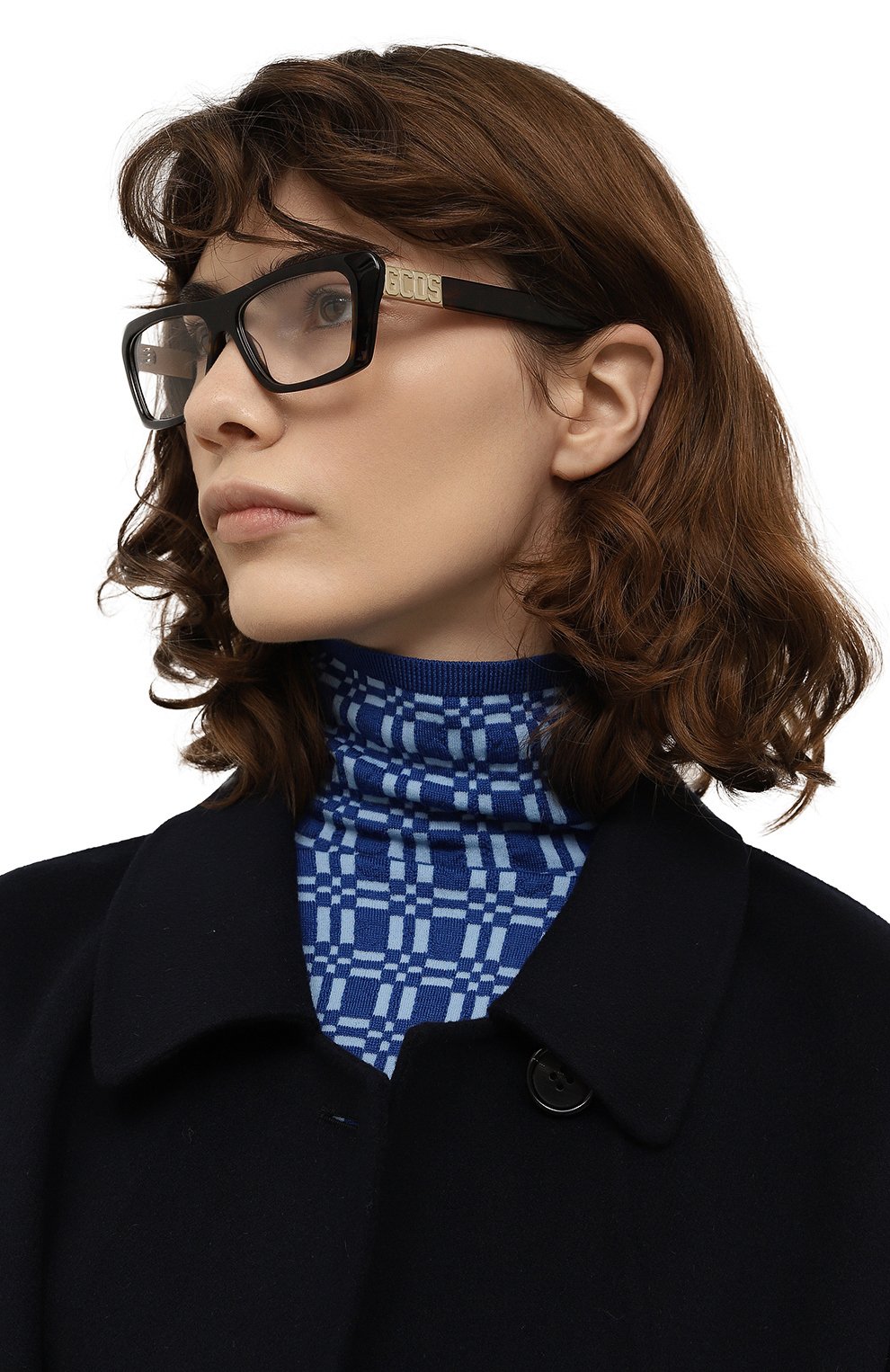 Оправа GCDS коричневого цвета по цене 15200 руб., арт. GD5018 052, фото 2 Оправа GCDS, арт. GD5018 052, фото 2