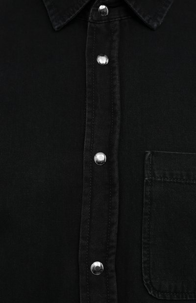 Двусторонняя рубашка DIESEL черного цвета по цене 22150 руб., арт. A01948/0BDAA, фото 5 Двусторонняя рубашка DIESEL, арт. A01948/0BDAA, фото 5