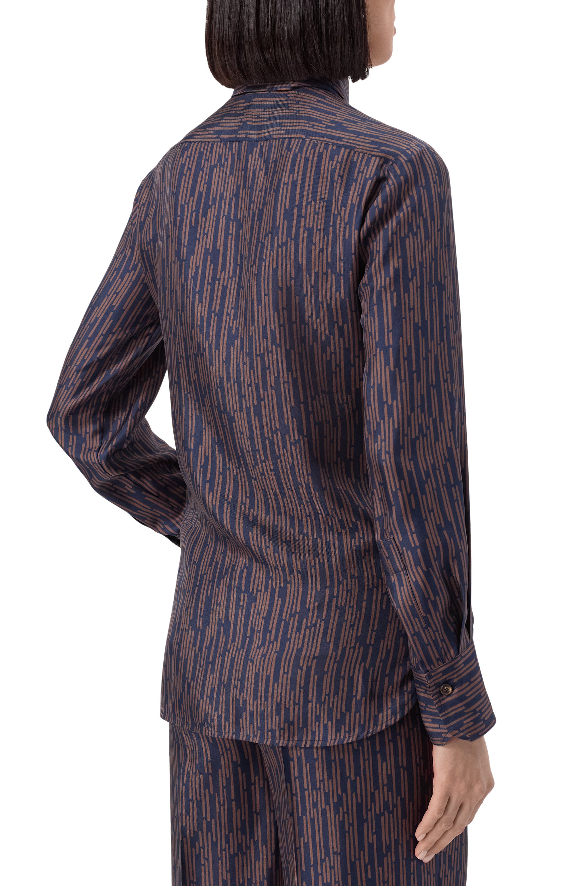 Атласная блузка KITON, арт. D48407, фото 4