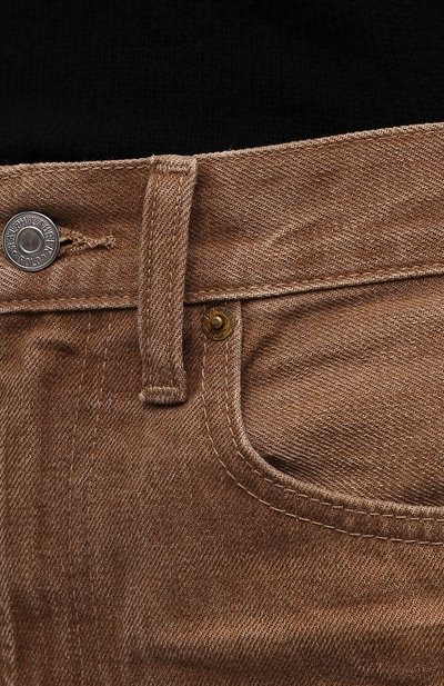 Джинсы POLO RALPH LAUREN светло-коричневого цвета по цене 26450 руб., арт. 211834022, фото 5 Джинсы POLO RALPH LAUREN, арт. 211834022, фото 5