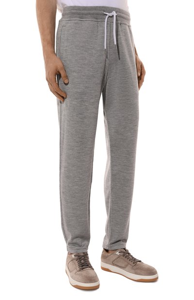 Брюки из кашемира и шелка BRUNELLO CUCINELLI, арт. MM8353243G, фото 3