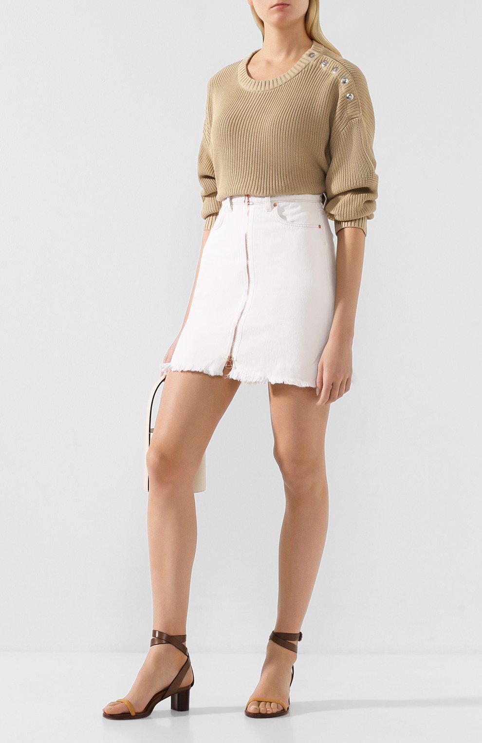 Юбка из смеси хлопка и льна TWO WOMEN IN THE WORLD, арт. 0RTENSIA/Y175J, фото 2