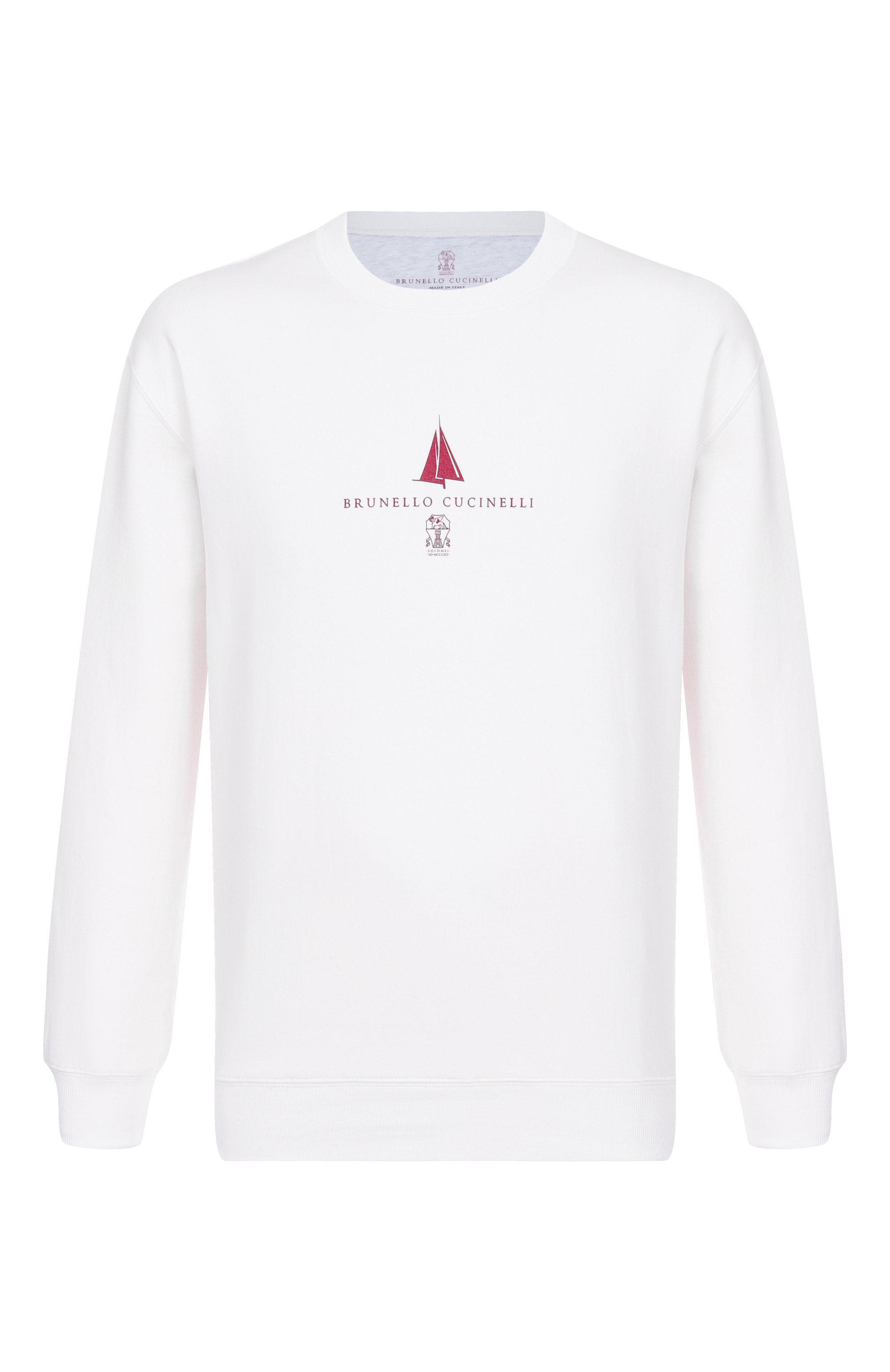 Хлопковый свитшот BRUNELLO CUCINELLI, арт. MP8639077G, фото 1