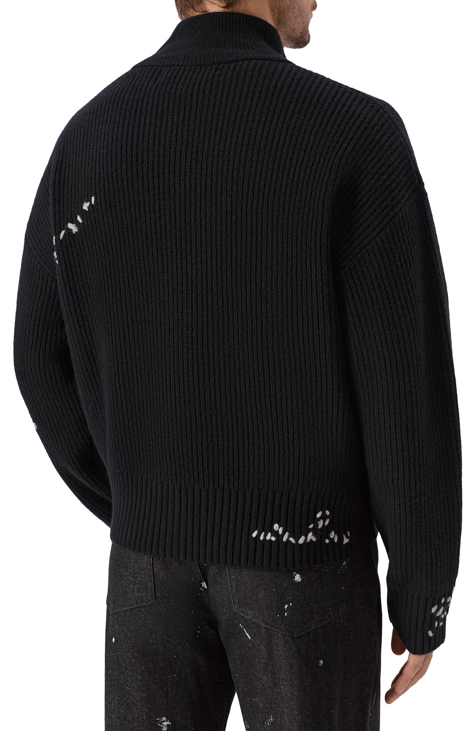 Шерстяной кардиган DOMREBEL, арт. M DADDY/KNIT ZIP CARDIGAN, фото 4