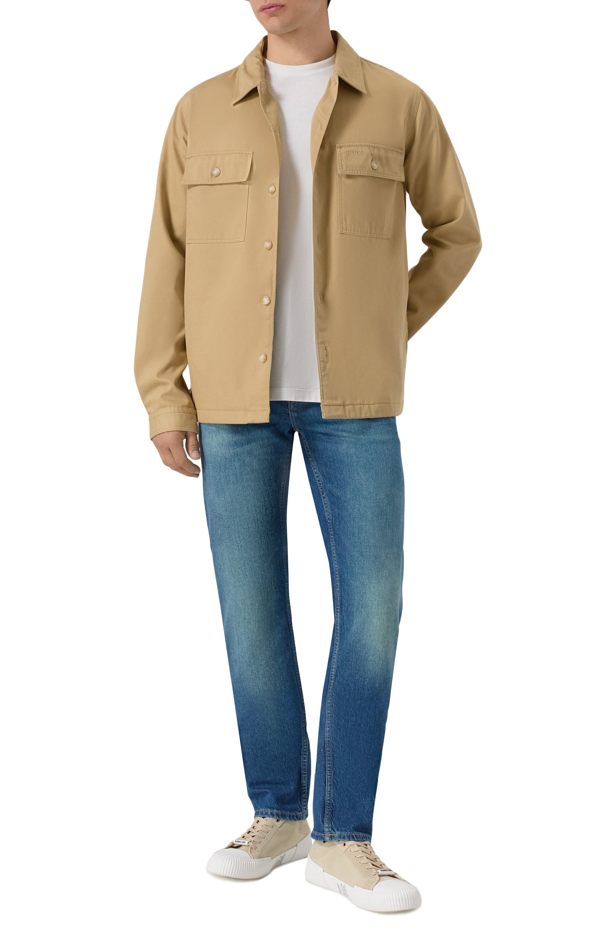 Хлопковая куртка-рубашка HUGO, арт. 50545383, фото 2