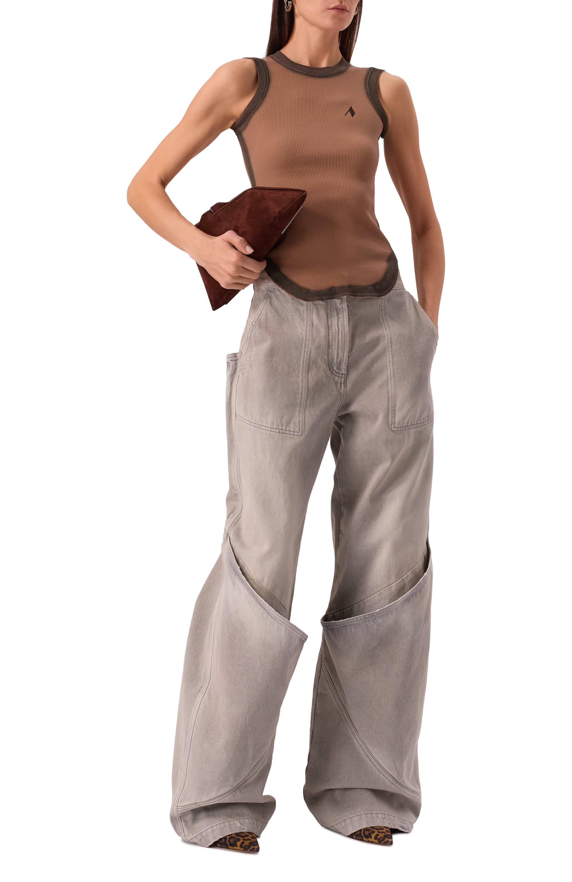 Клатч 8.30 pm THE ATTICO, арт. 250WAH00001/LBT007AA, фото 7