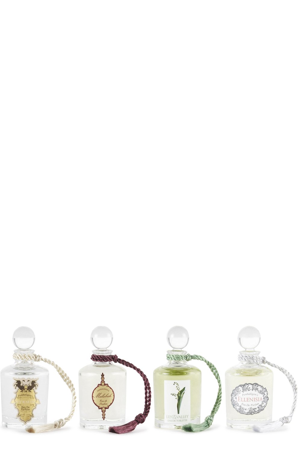 Набор миниатюр her collection (4x5ml) PENHALIGON'S бесцветного цвета по цене 3890 руб., арт. 793675008470, фото 1 Набор миниатюр her collection (4x5ml) PENHALIGON'S, арт. 793675008470, фото 1