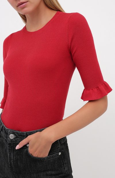 Пуловер из шерсти и шелка REDVALENTINO, арт. UR3KC05N/4A7, фото 3