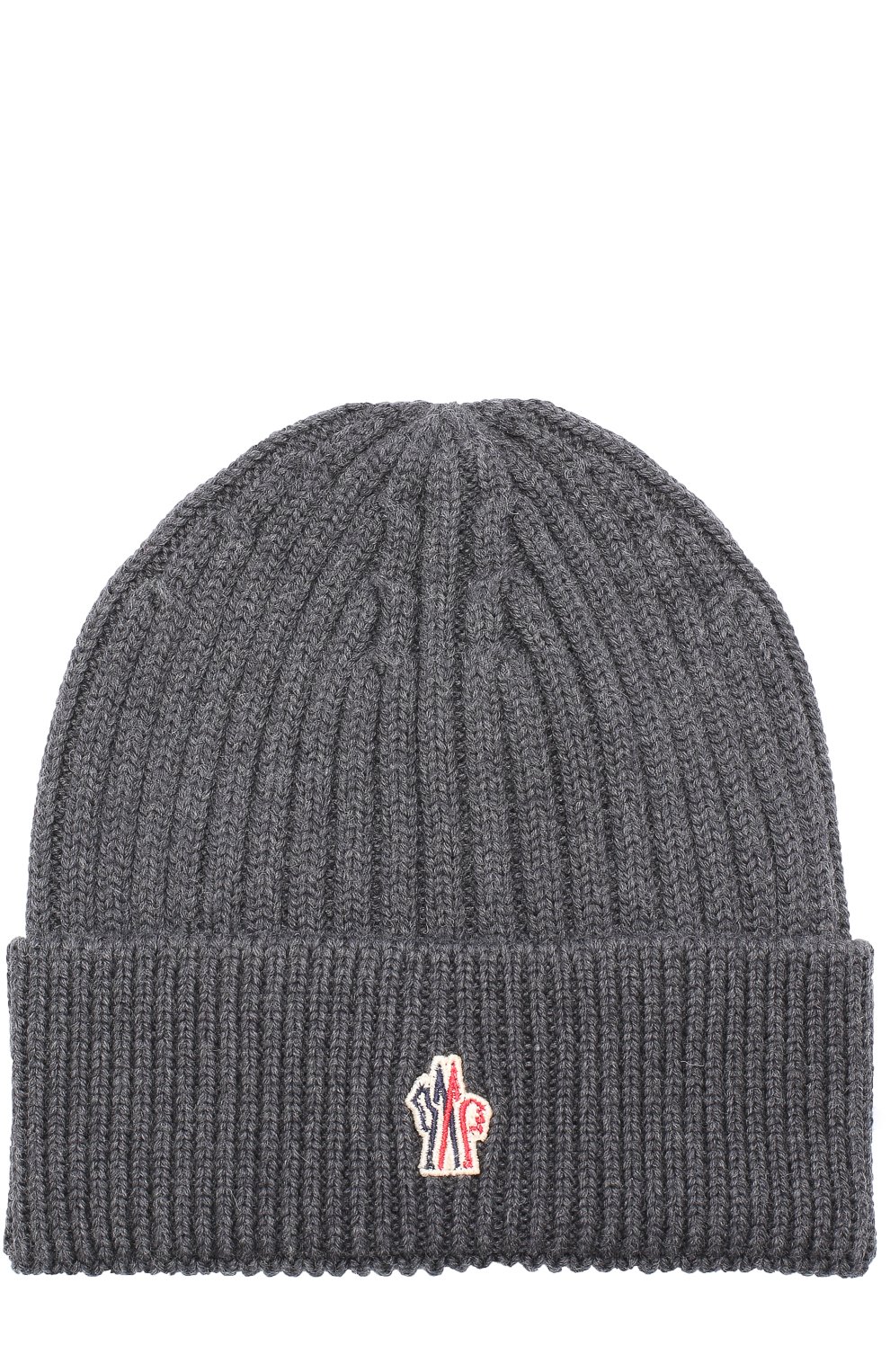 Шерстяная шапка фактурной вязки MONCLER, арт. C2-097-00259-00-04761, фото 1