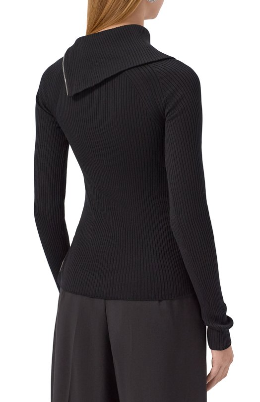 Шерстяная водолазка Sportmax PINNA Чёрный  PINNA Фото 4