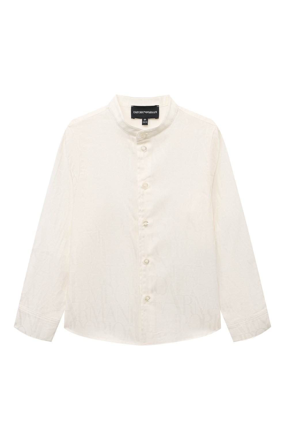 Хлопковая рубашка EMPORIO ARMANI, арт. 3D4CA4/3N5ZZ, фото 1