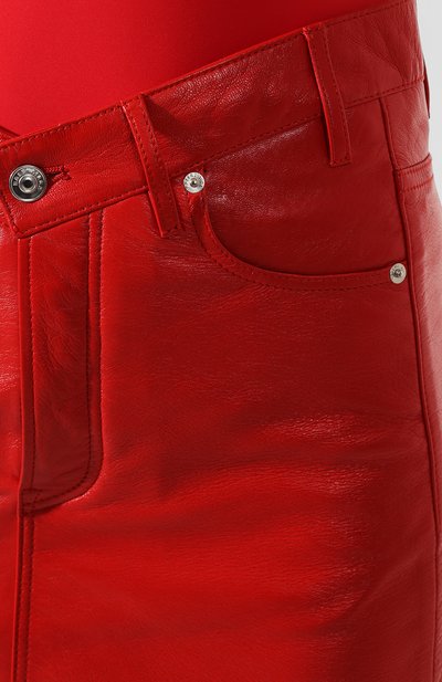 Кожаная юбка BALENCIAGA, арт. 583582/TFS03, фото 5