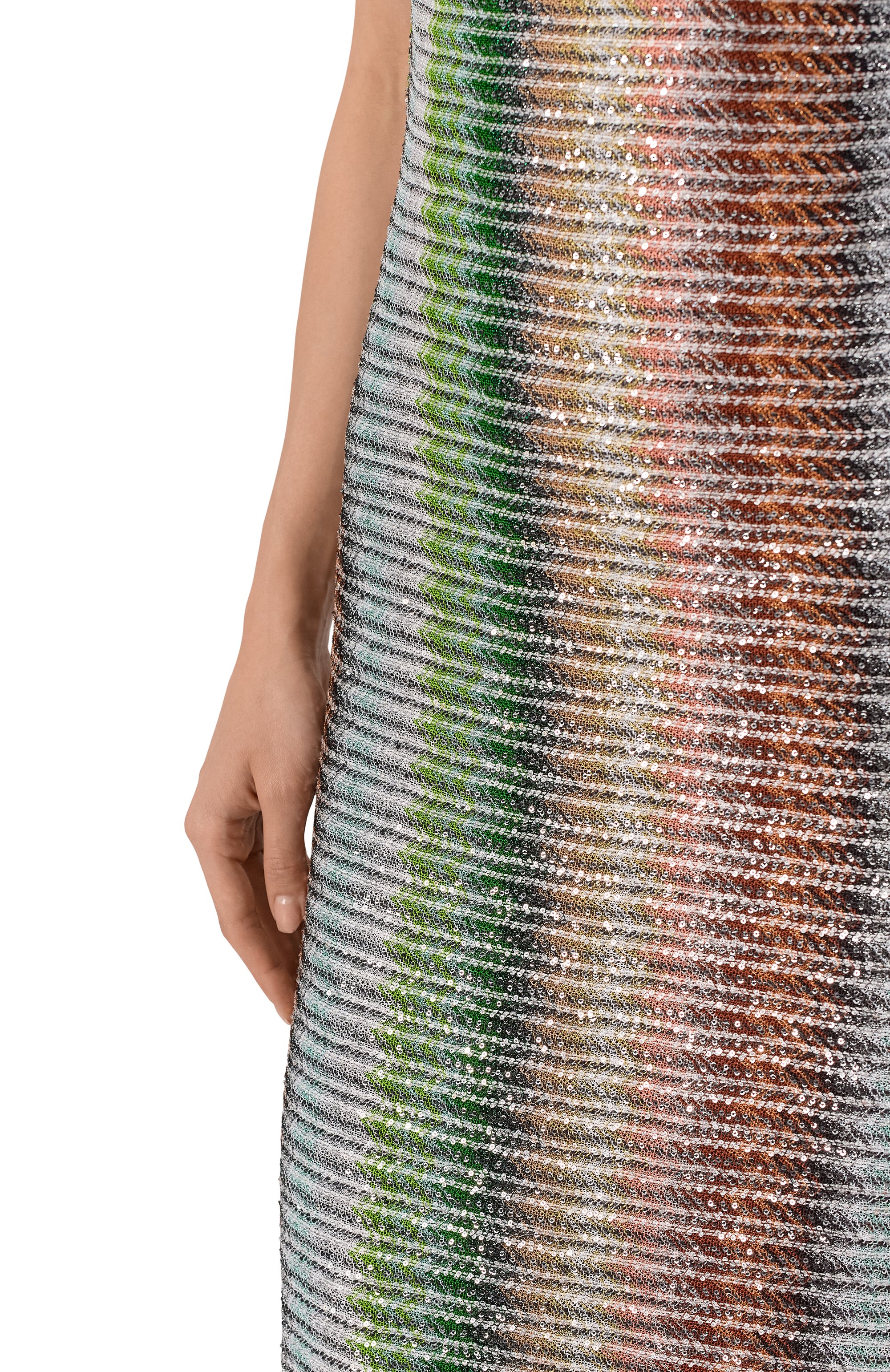 Платье с отделкой пайетками MISSONI, арт. DS25SG1B/BC0051, фото 5