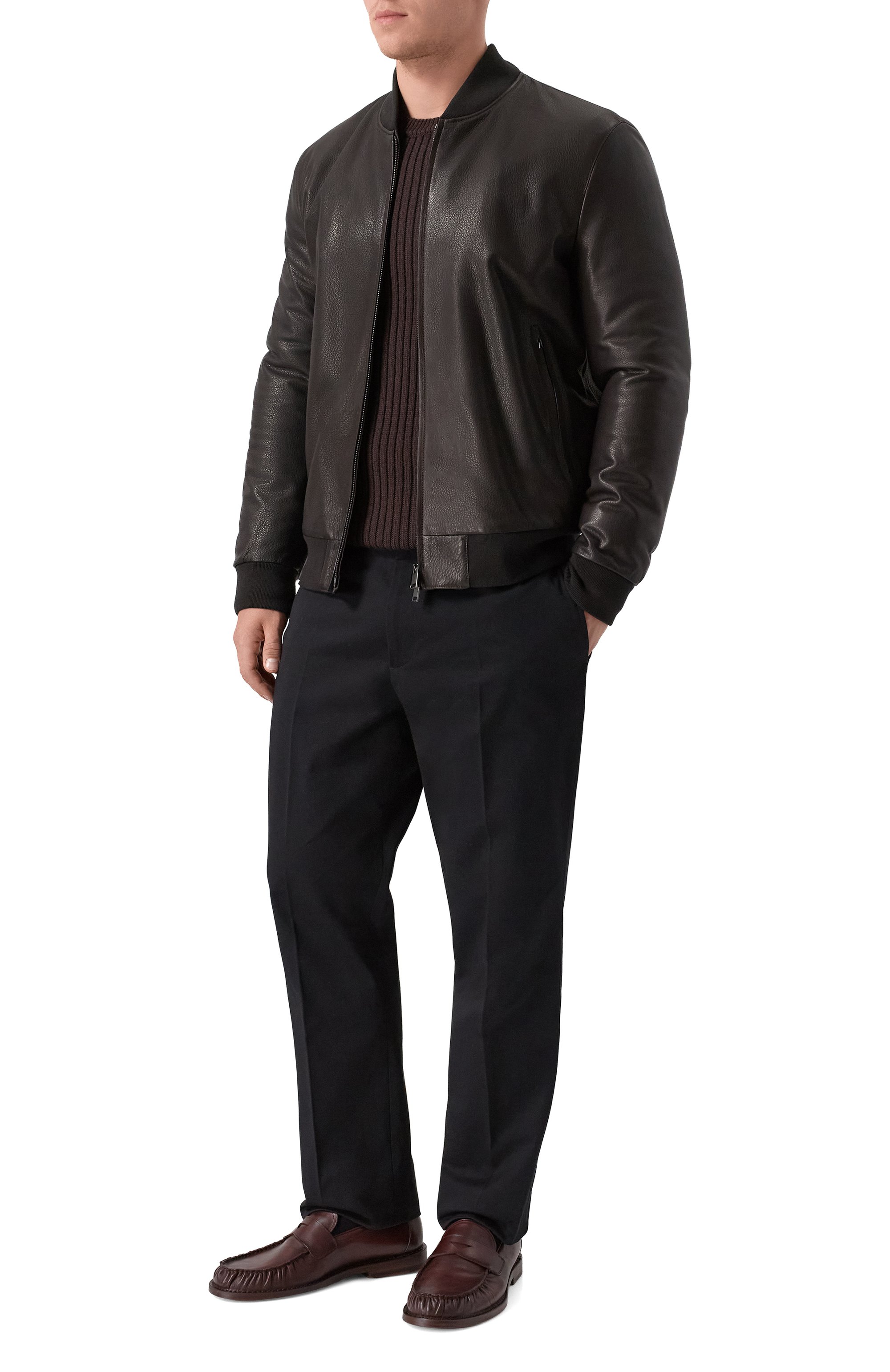 Кожаные пенни-лоферы PANTANETTI, арт. 18542F/FLUTH, фото 2