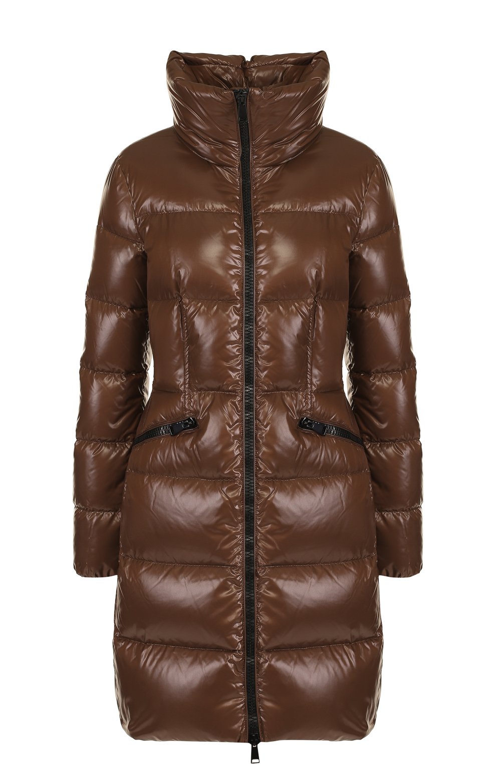 Приталенный стеганый пуховик с воротником-стойкой MONCLER, арт. C2-093-49964-05-68950, фото 1