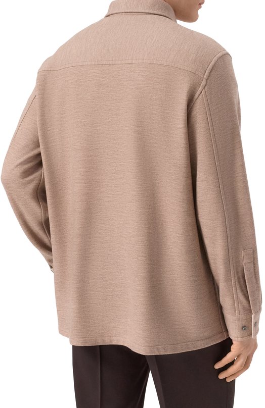 Кашемировая рубашка Zilli ZSSH11M031337009A Бежевый  ZSSH11M031337009A Фото 4