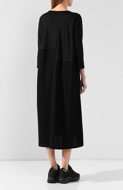 Шерстяное платье YOHJI YAMAMOTO, арт. YJ-D07-126, фото 4