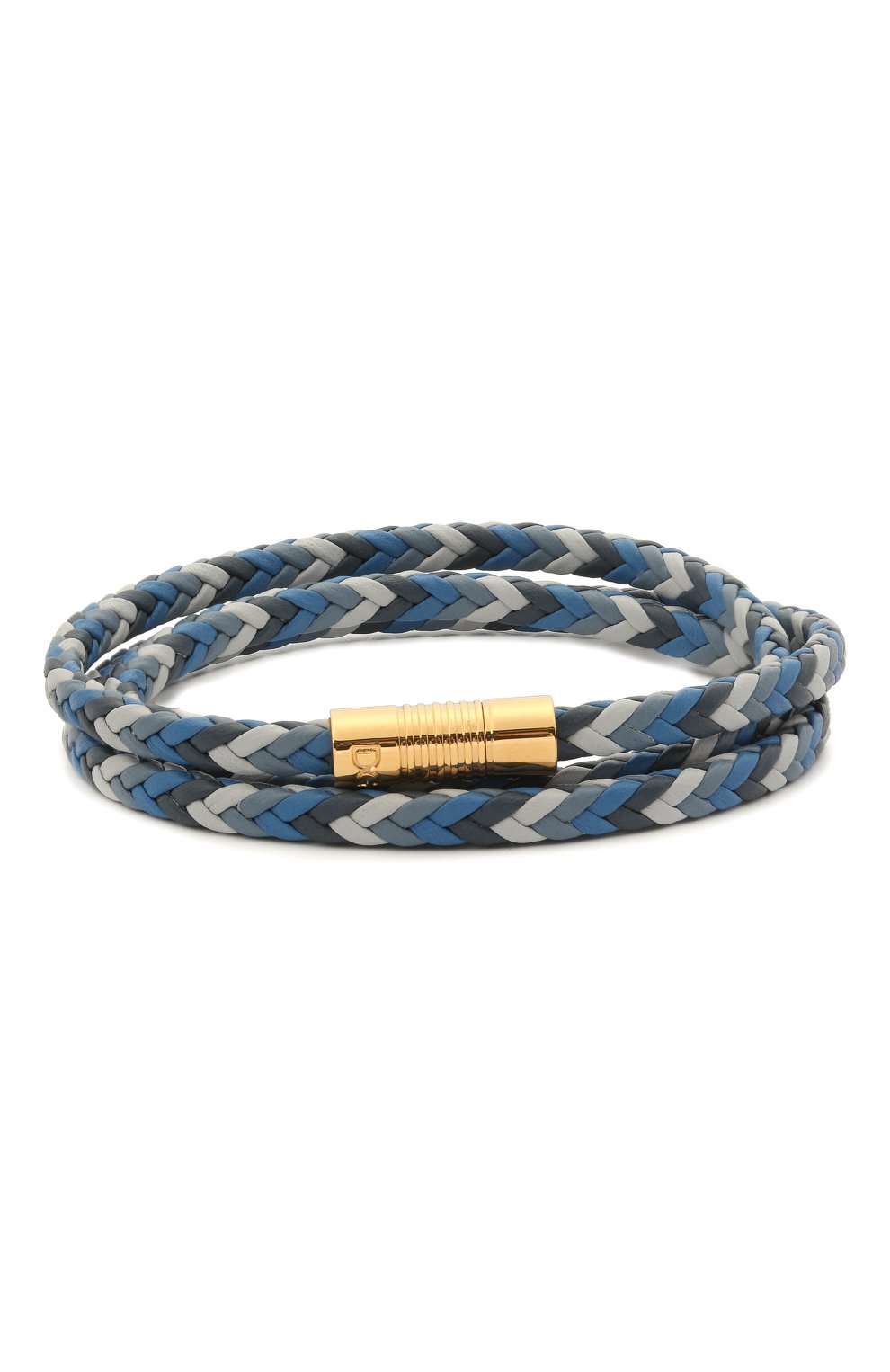 Кожаный браслет DOLCE & GABBANA синего цвета по цене 28800 руб., арт. WBM5P3/W1111, фото 2 Кожаный браслет DOLCE & GABBANA, арт. WBM5P3/W1111, фото 2