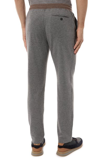 Брюки из хлопка и кашемира CAPOBIANCO, арт. 15M706.LB00., фото 4