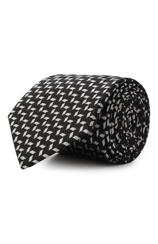 Шелковый галстук Giorgio Armani GM000800/TE16576 Чёрный GM000800/TE16576