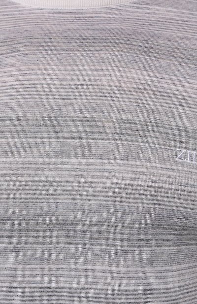Джемпер из шерсти и шелка ZILLI, арт. KRN002M0347VHST00_1, фото 5
