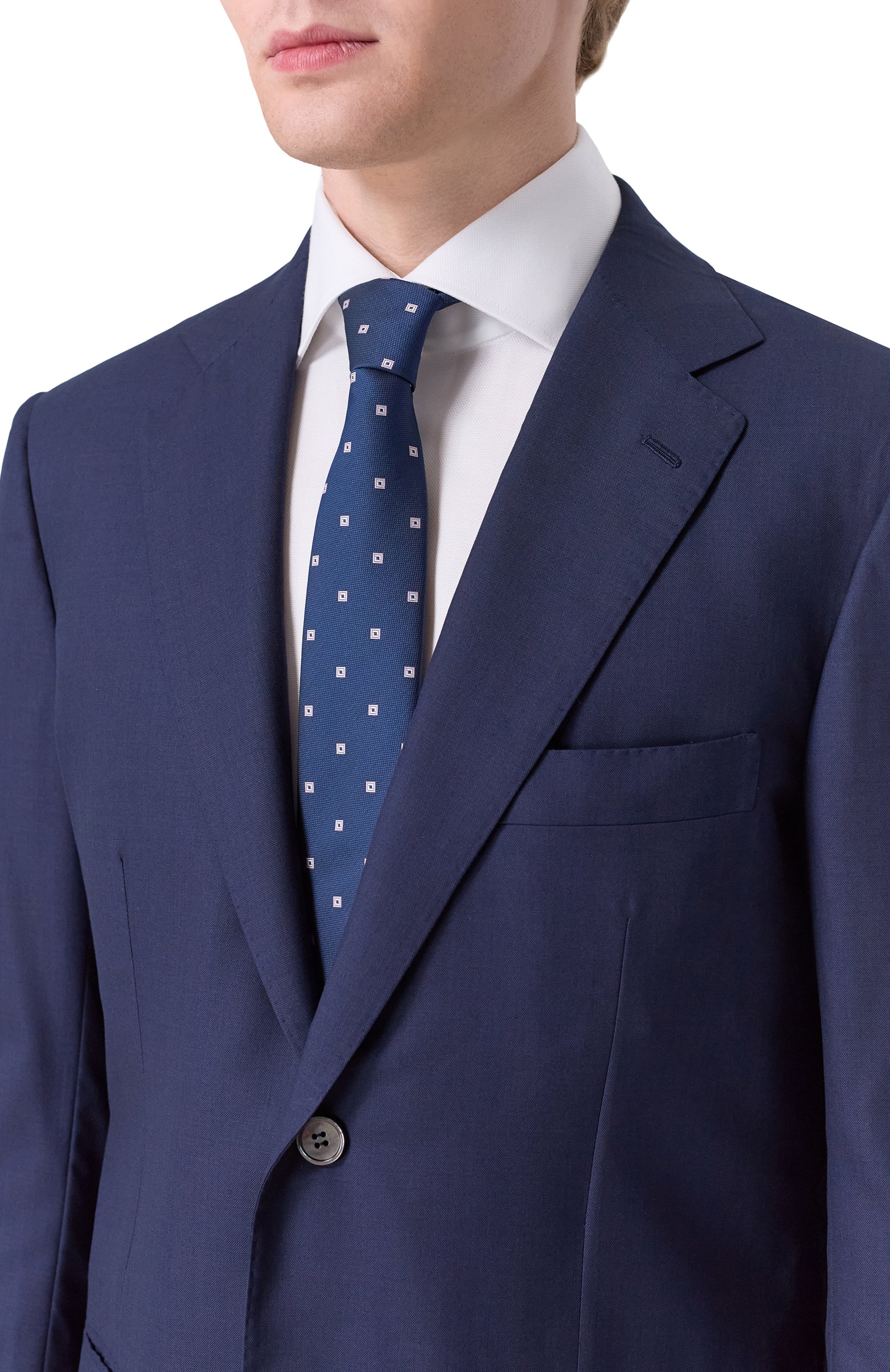 Галстук BOSS синего цвета по цене 10600 руб., арт. 50550988, фото 2 Галстук BOSS, арт. 50550988, фото 2