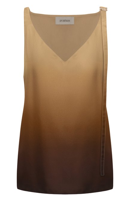 Женский шелковый топ SPORTMAX, арт. ALCUN0