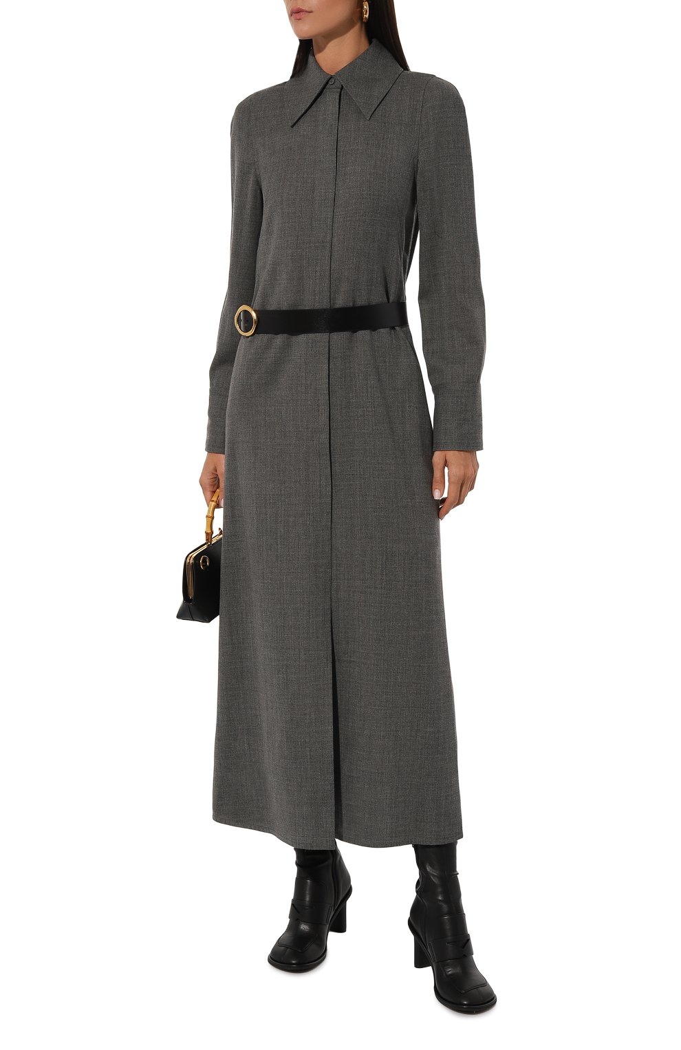 Шерстяное платье JIL SANDER, арт. J03CT0431-J40201, фото 2