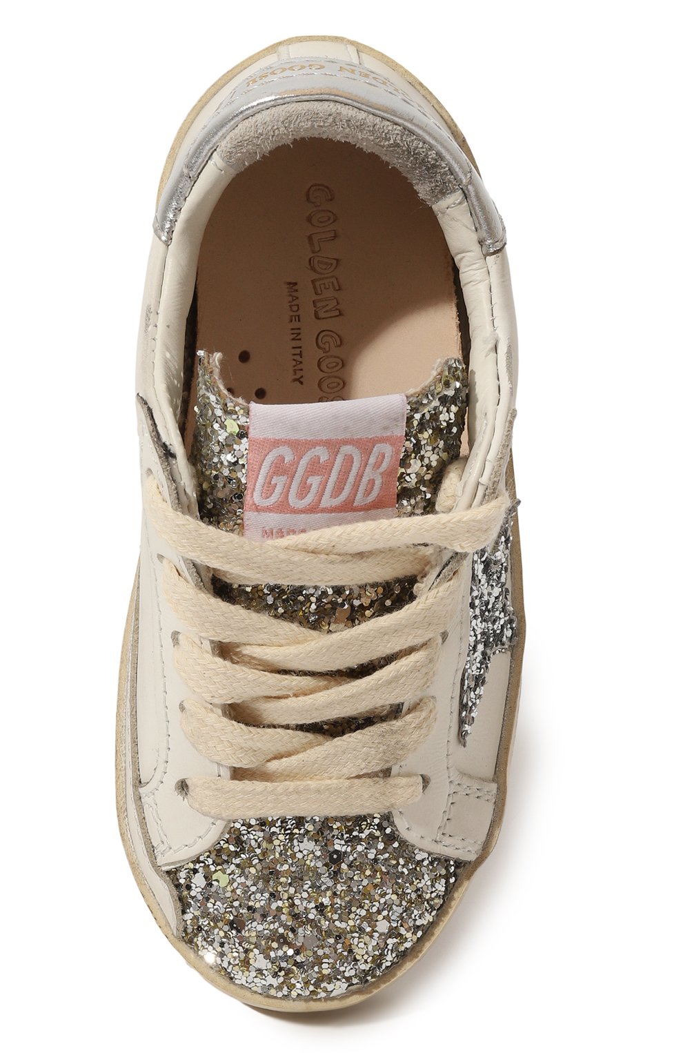 Кожаные кеды superstar GOLDEN GOOSE DELUXE BRAND, арт. GJF00101.F003318, фото 4
