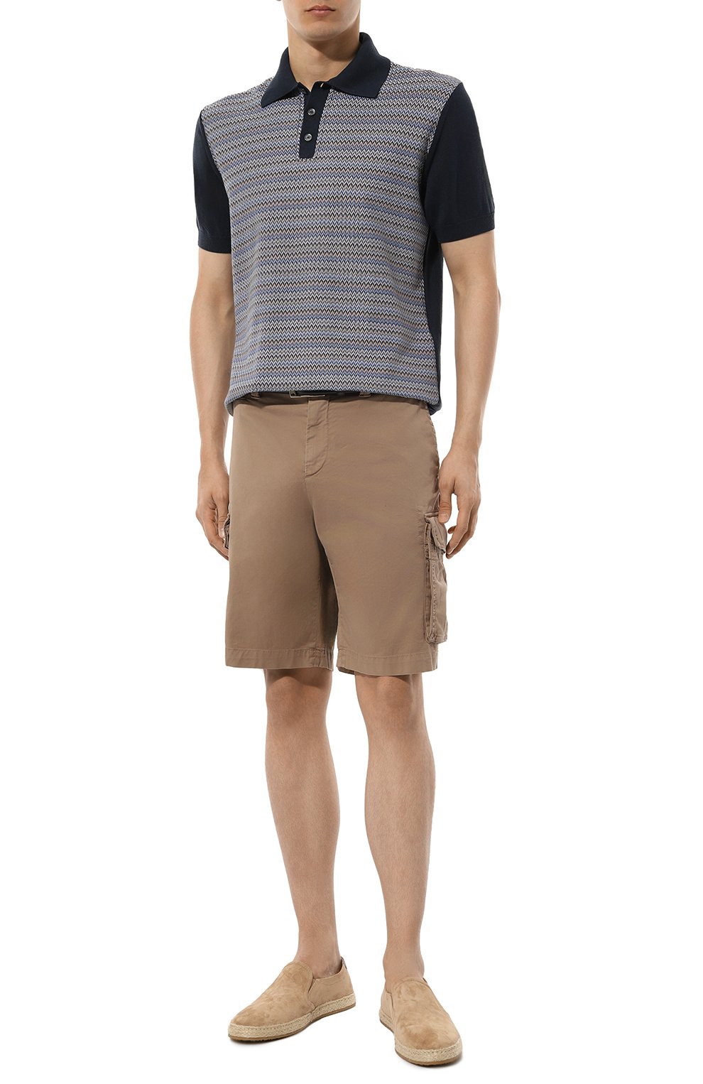 Хлопковые шорты BRUNELLO CUCINELLI, арт. M289LU0030, фото 2