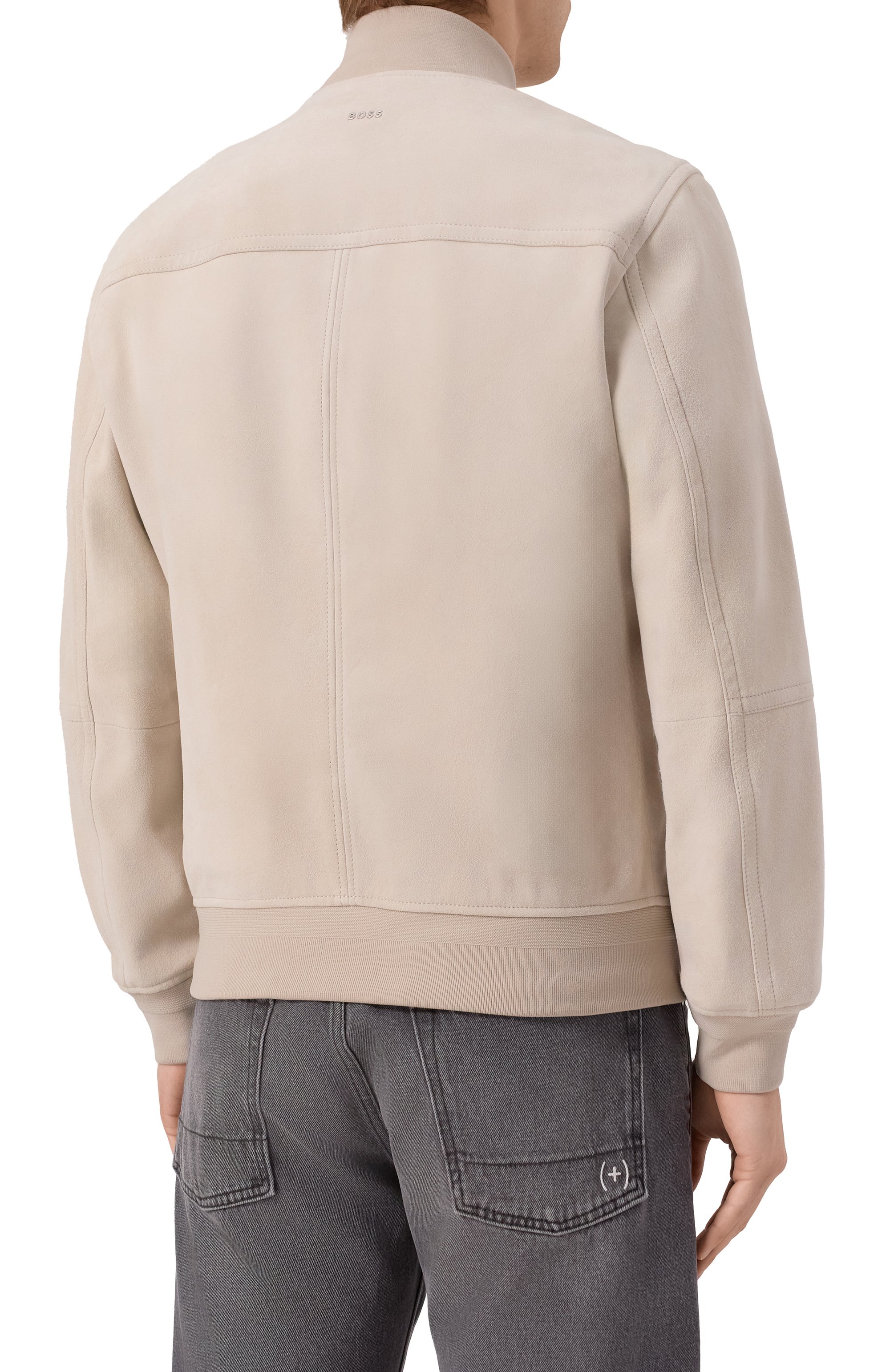 Замшевый бомбер BOSS ORANGE, арт. 50543505, фото 4