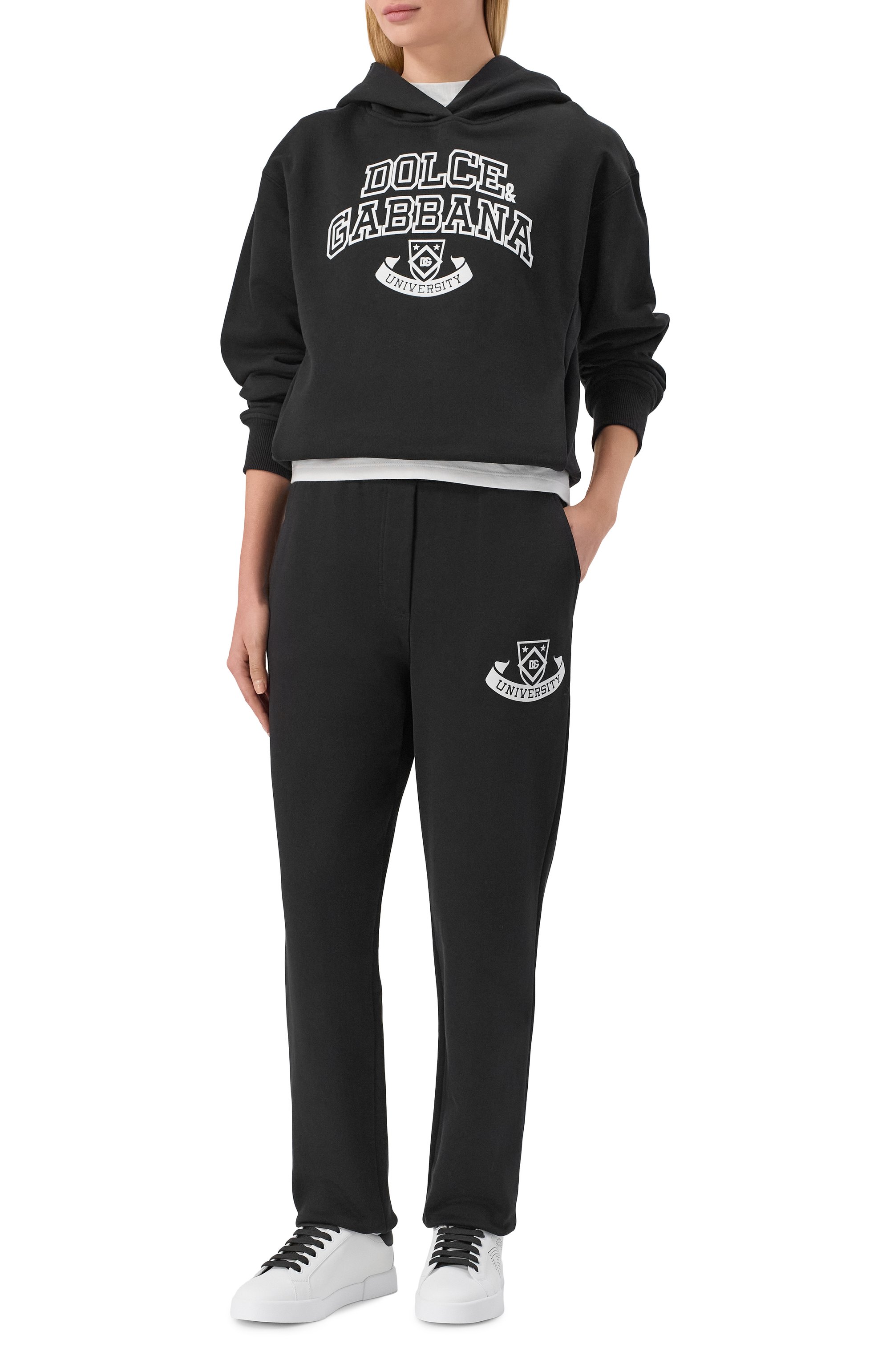 Хлопковые джоггеры DOLCE & GABBANA, арт. FTCQGZ/GDDC6, фото 2