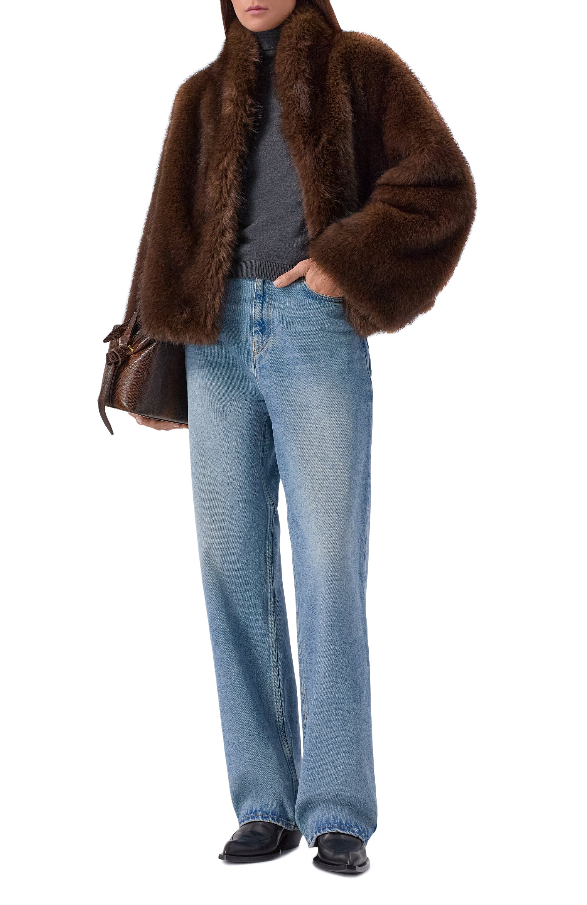 Шуба из экомеха FLASHIN, арт. FF26FCP, фото 2