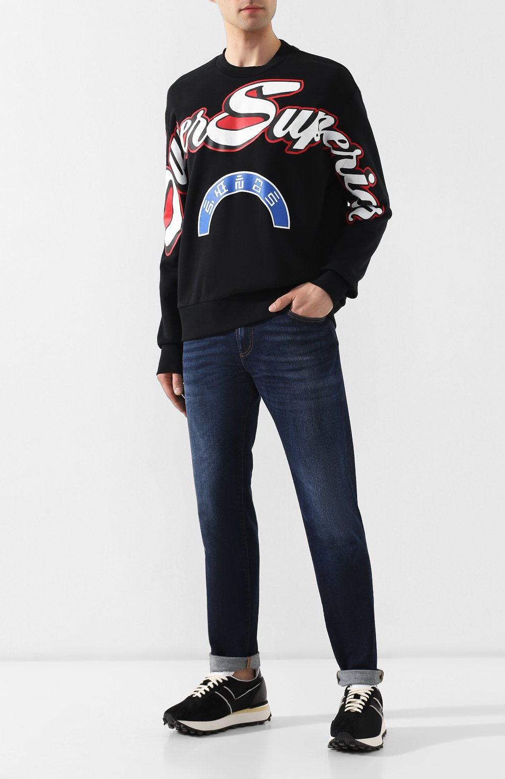 Хлопковый свитшот DIESEL, арт. 00SSEM/0GAUZ, фото 2