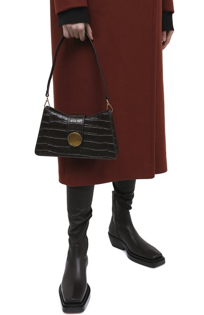 Сумка baguette small ELLEME, арт. BAGUETTE/CR0C0 PRINT LEATHER, фото 2