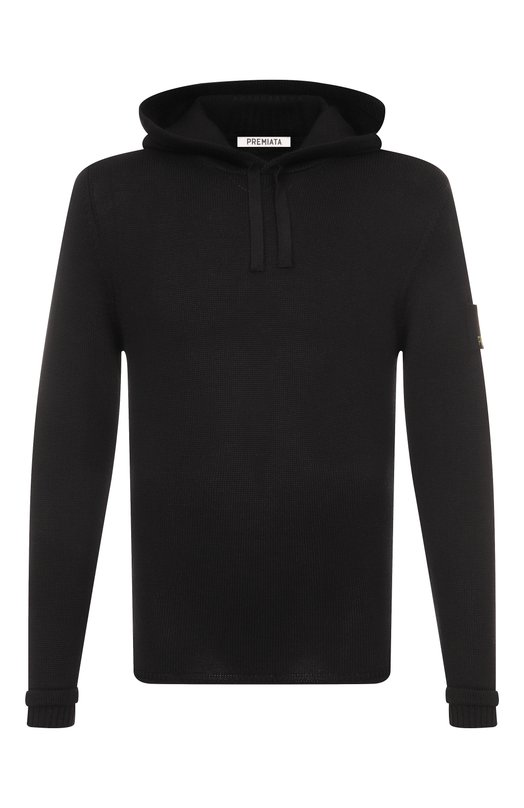 Шерстяное худи Premiata PMG30/W00L Чёрный PMG30/W00L