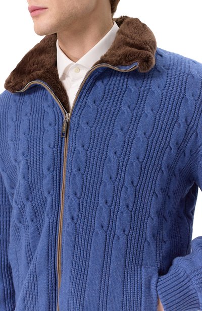 Кашемировый бомбер с подкладкой из бобра KANGRA, арт. 9151/09 02, фото 5