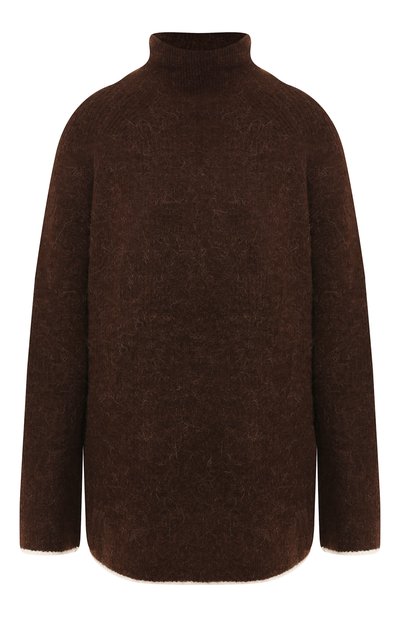 Свитер BY MALENE BIRGER коричневого цвета по цене 24950 руб., арт. Q67273018/ELLIS0N, фото 1 Свитер BY MALENE BIRGER, арт. Q67273018/ELLIS0N, фото 1