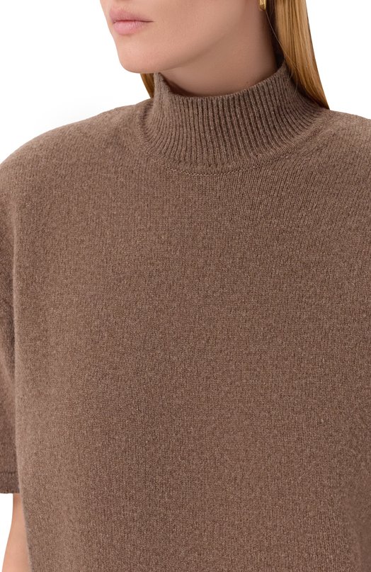 Шерстяное платье Jacquemus 25HDRW00713AK0/0282 Коричневый  25HDRW00713AK0/0282 Фото 4