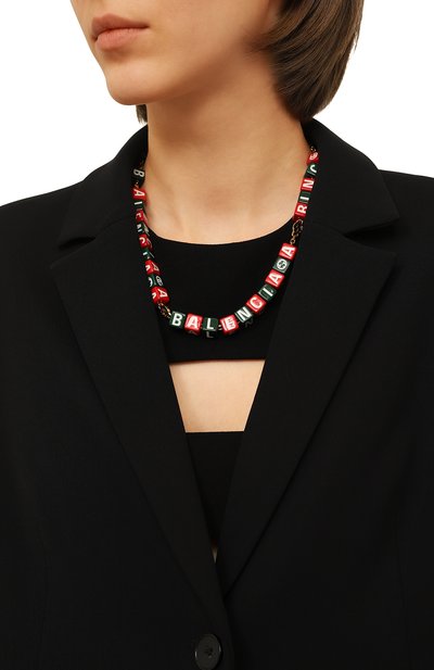 Колье gucci x balenciaga GUCCI разноцветного цвета по цене 128160 руб., арт. 677088 I12R2, фото 2 Колье gucci x balenciaga GUCCI, арт. 677088 I12R2, фото 2