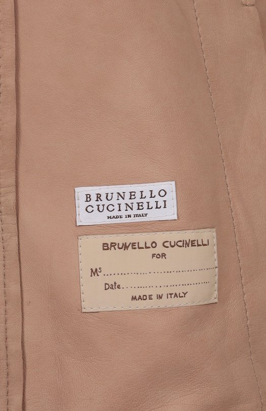 Замшевая куртка Brunello Cucinelli MPCAI7882 Коричневый  MPCAI7882 Фото 7