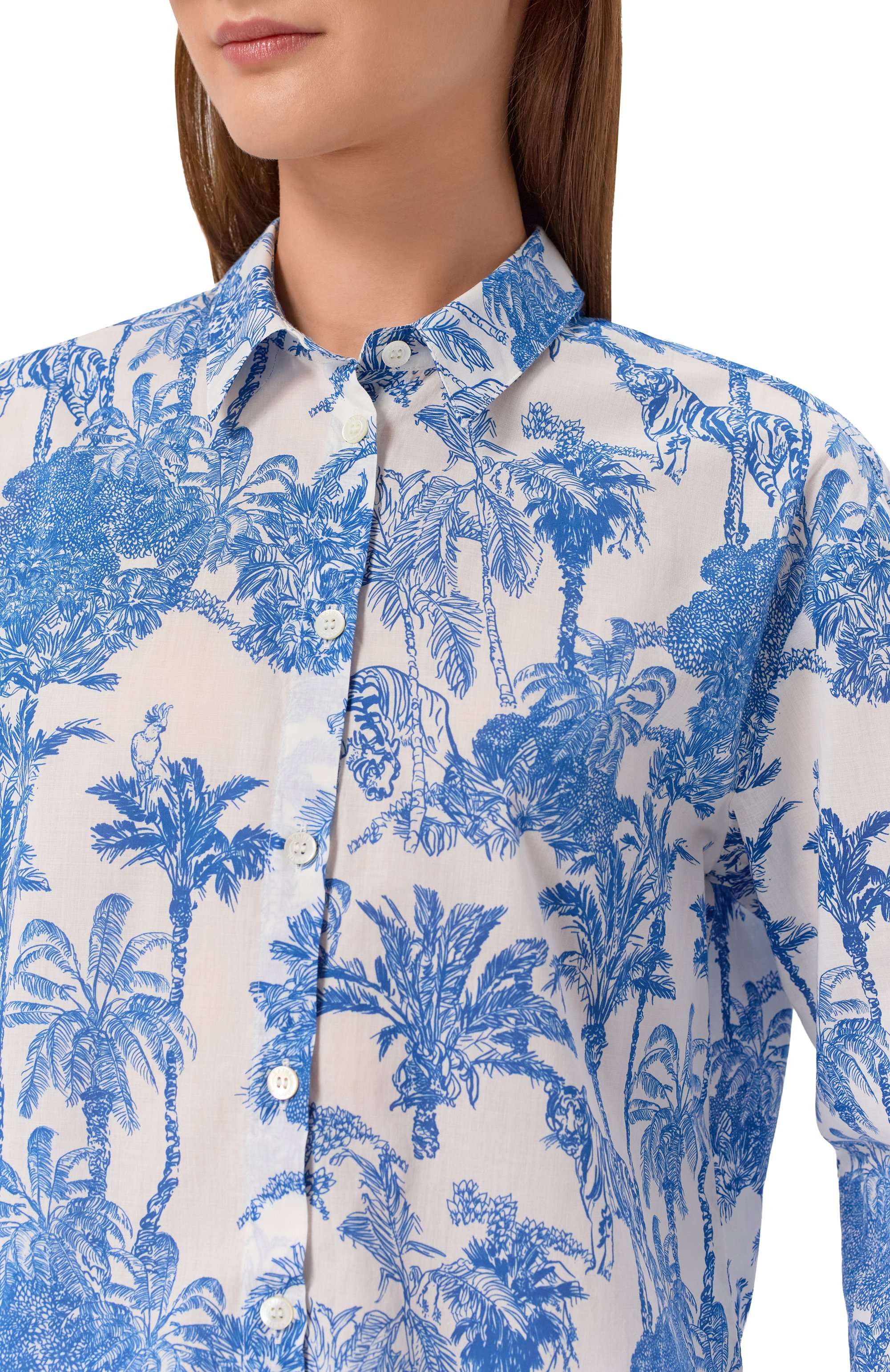 Хлопковая рубашка MC2 SAINT BARTH, арт. BRIG001-01288L/BRIGITTE, фото 5