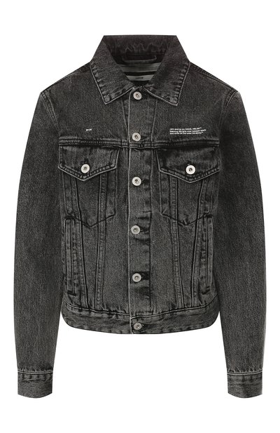 Женская джинсовая куртка OFF-WHITE, арт. 0WYE012E197740777500