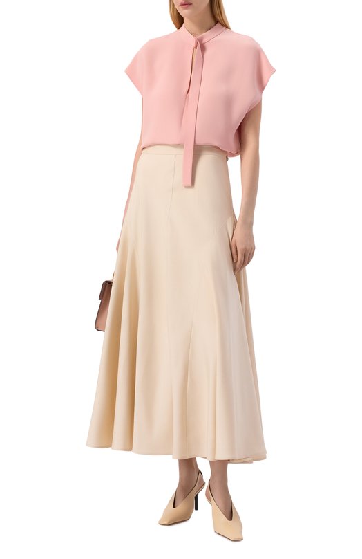 Шелковый топ Loro Piana FAL5480 Розовый  FAL5480 Фото 2