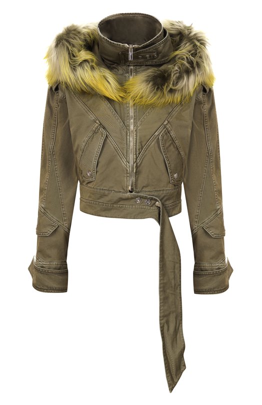 Хлопковая куртка Blumarine 4J158A Хаки 4J158A